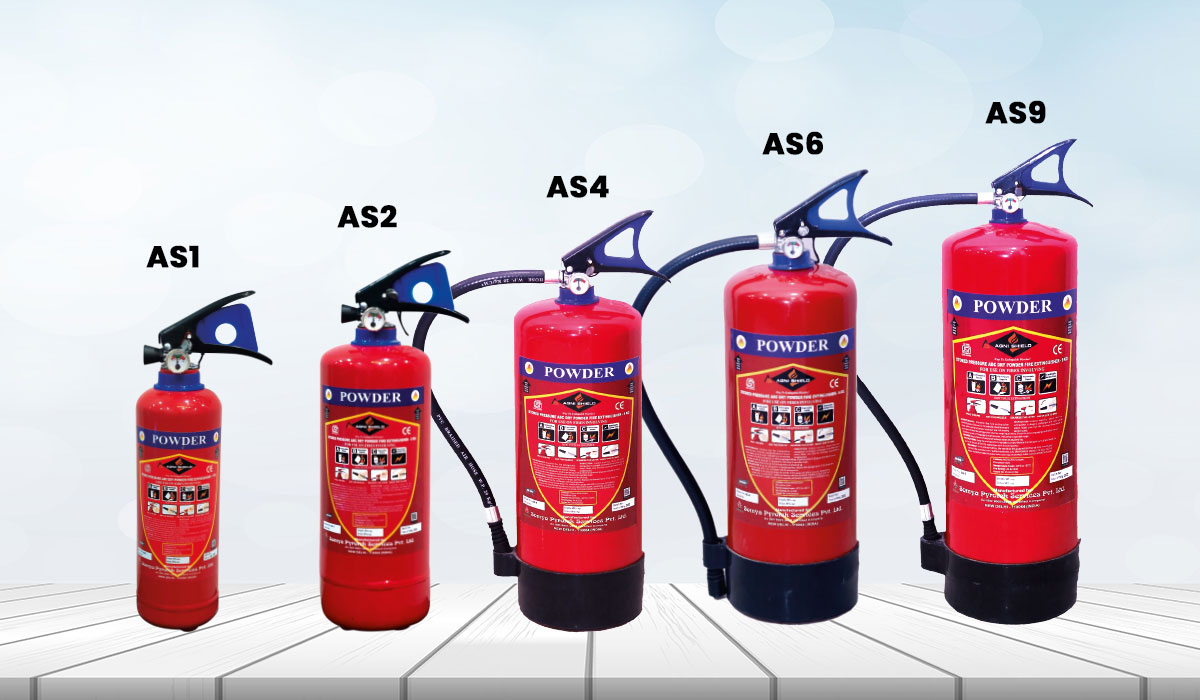 ABC/BC Powder Based Trolley Mounted Fire Extinguishers